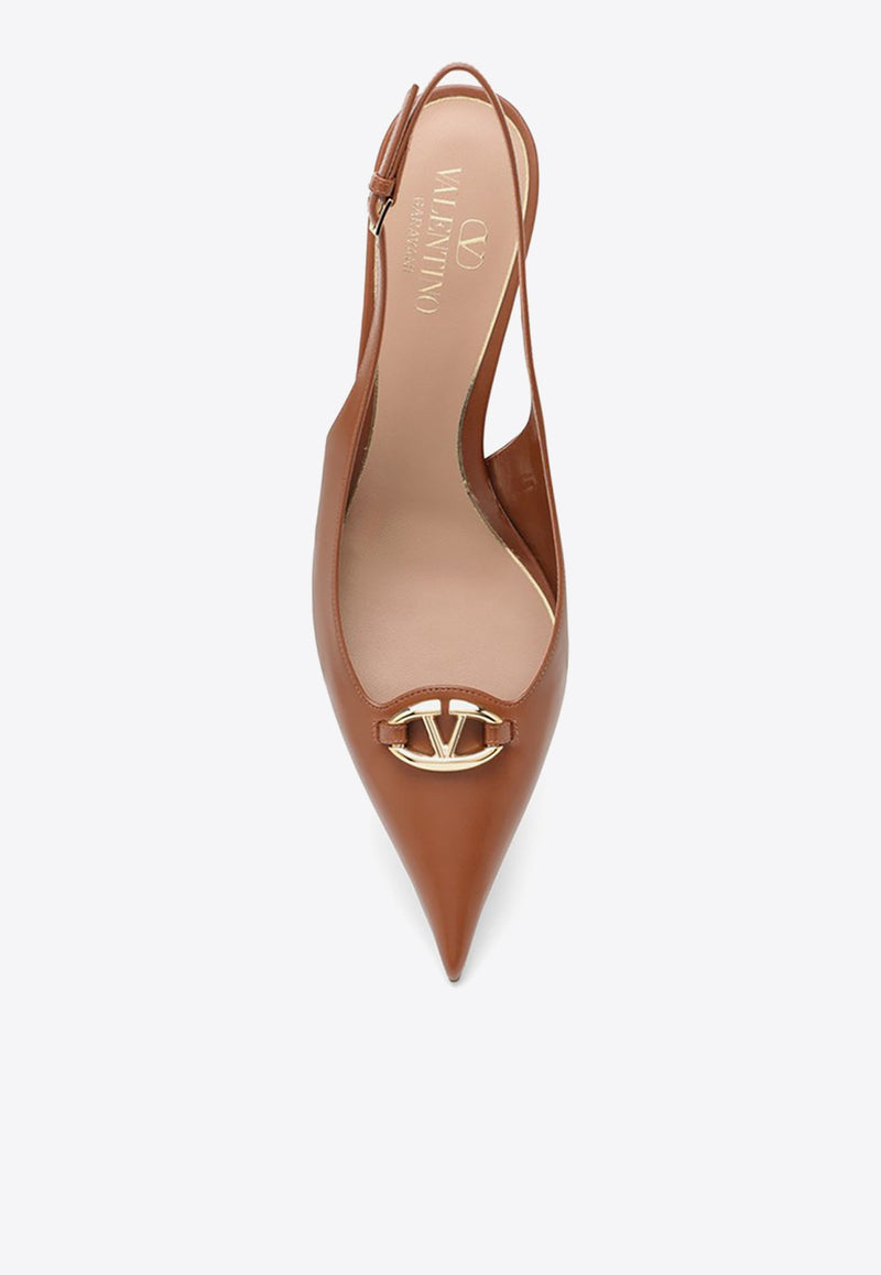 VLogo 60 Slingback Pumps in Calf Leather