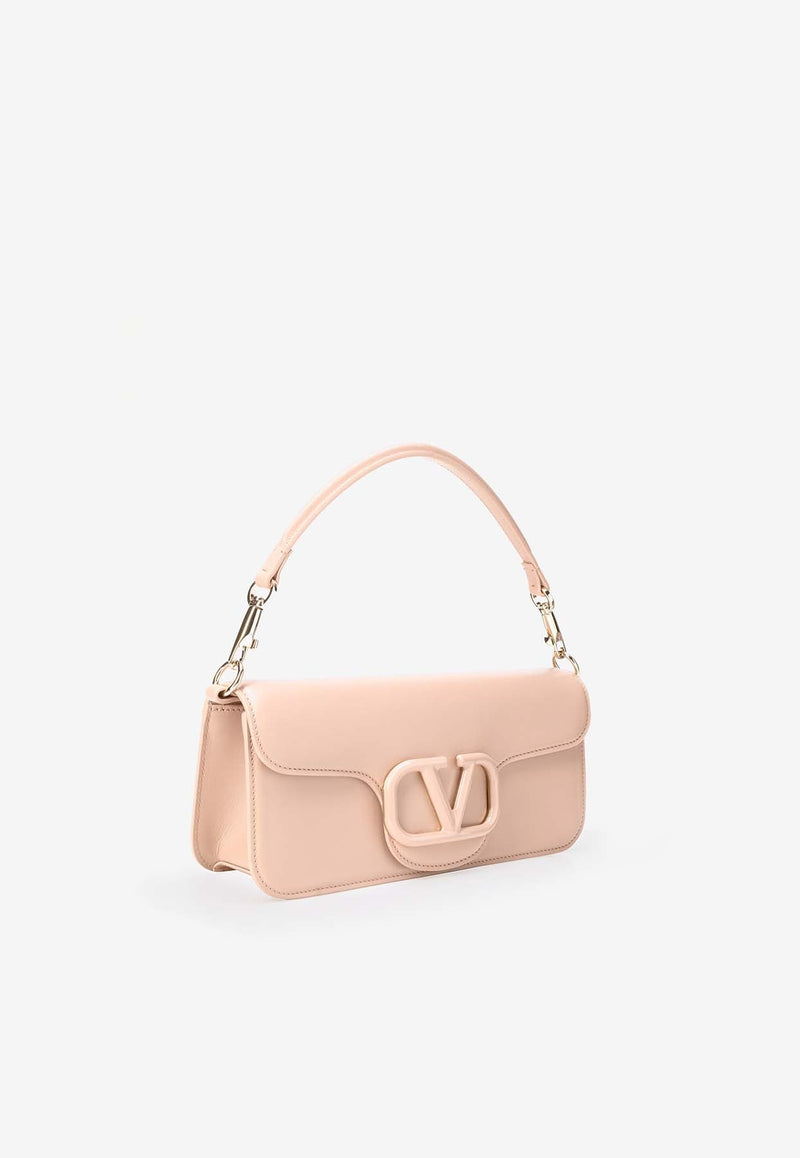 Locò VLogo Shoulder Bag in Calf Leather