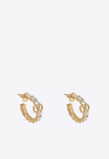 VLogo Crystal-Embellished Earrings