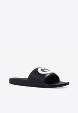 Interlocking G Slides in Leather