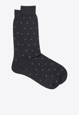 Gancini Jacquard Socks