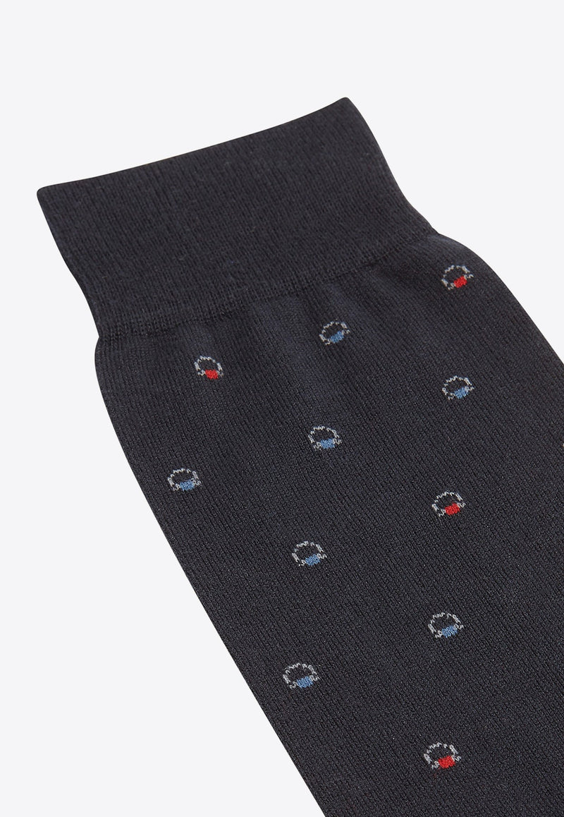 Gancini Jacquard Socks