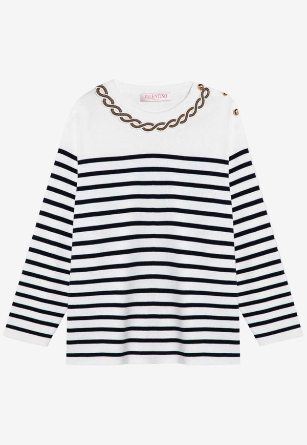 Striped Crewneck Sweater