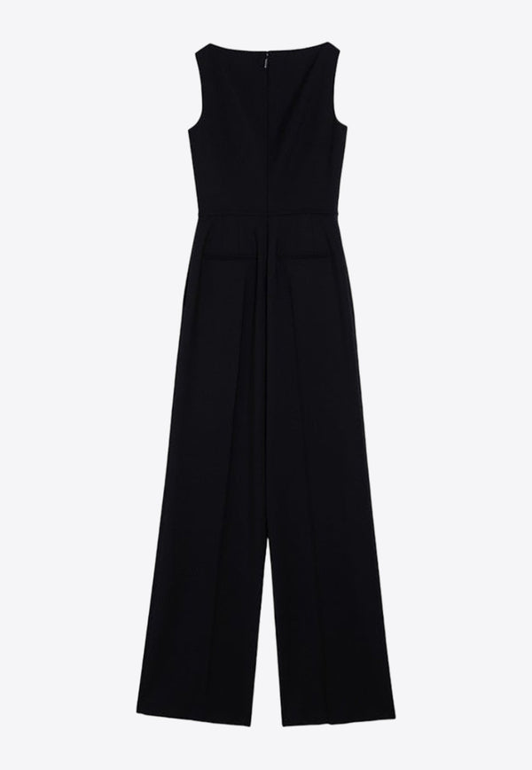 Sleeveless Wool Jumpsuit