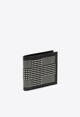 Studded Bi-Fold Leather Wallet