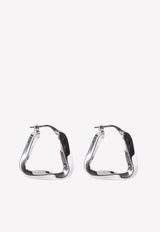 Triangle Twisted Hoop Earrings