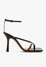 Stretch 90 Square-Toe Strappy Sandals