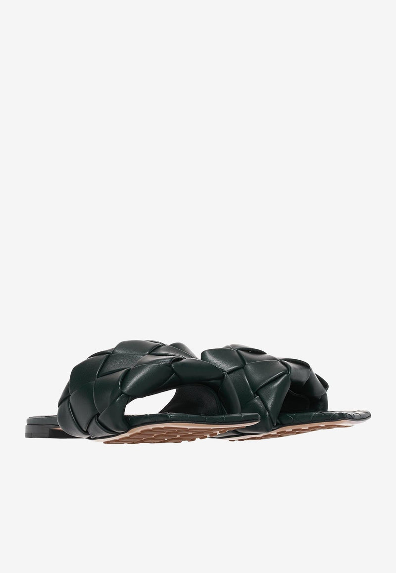 Lido Flat Mules in Leather