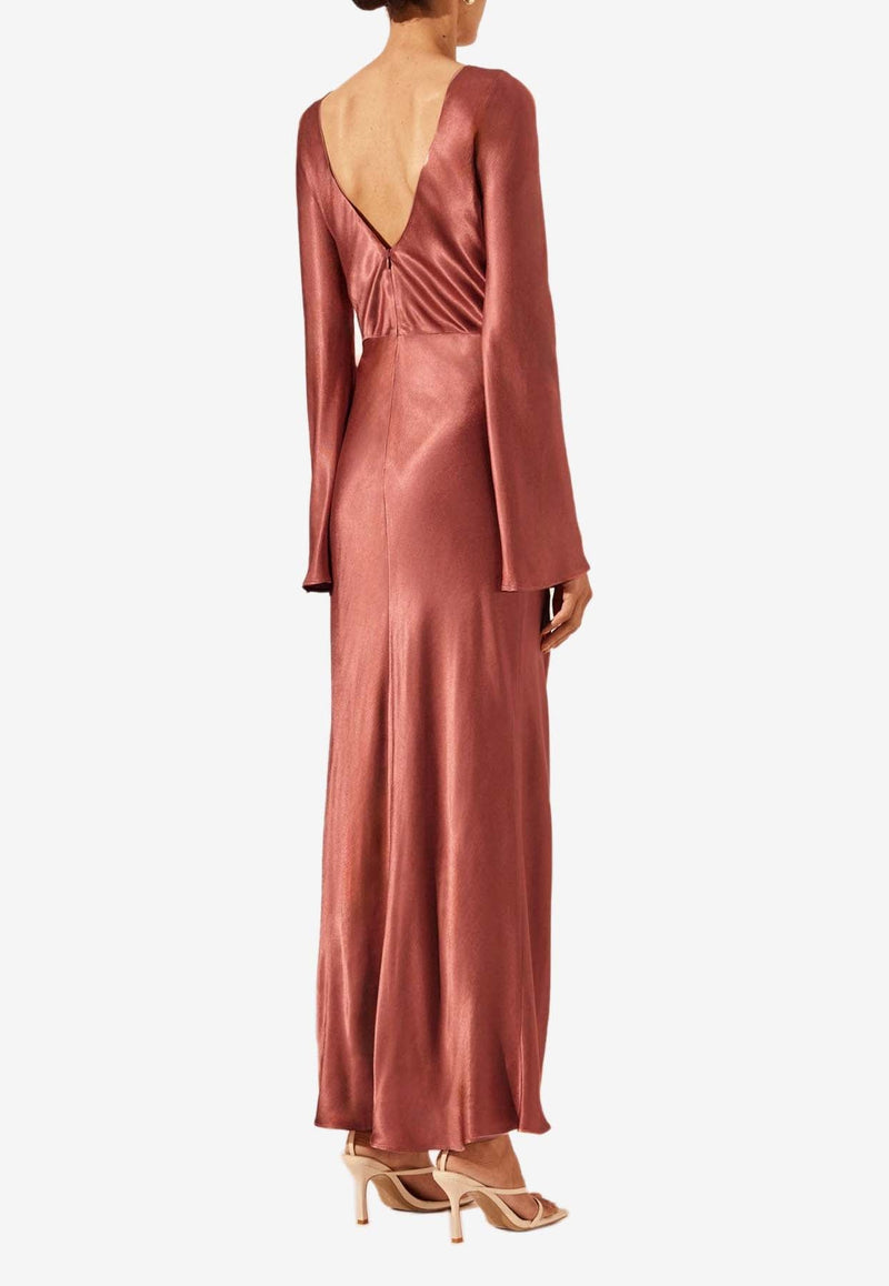 La Lune Side Split Maxi Dress