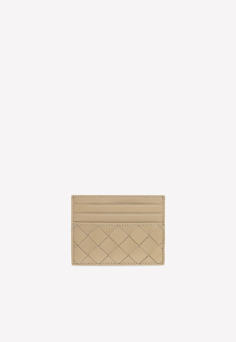 Intrecciato Leather Cardholder