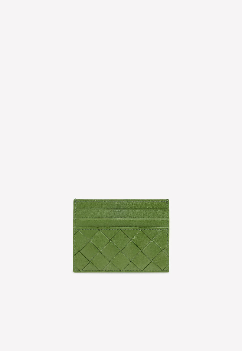 Intrecciato Leather Cardholder