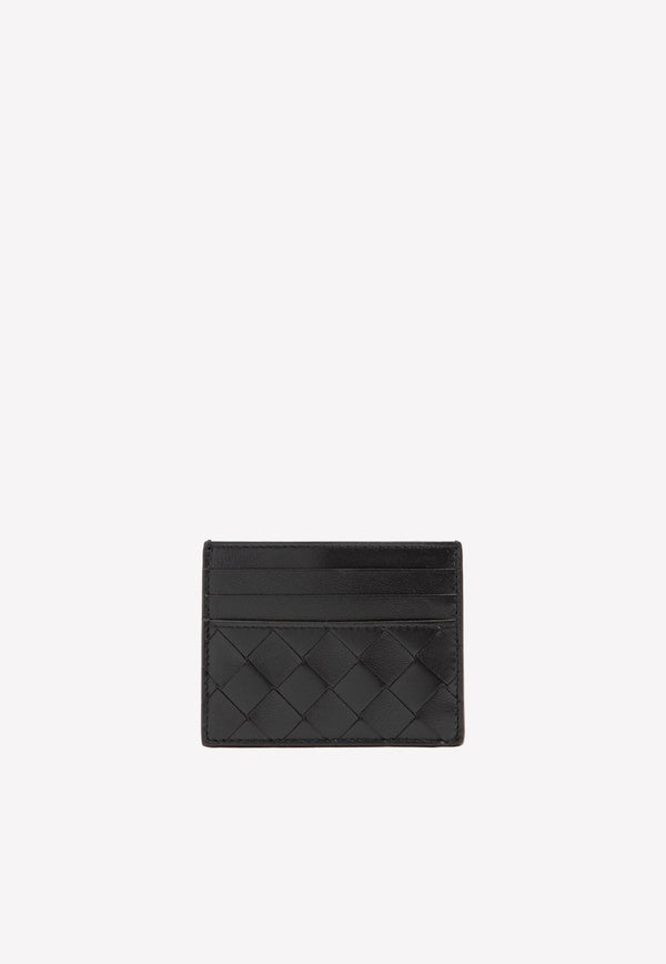 Intrecciato Leather Cardholder