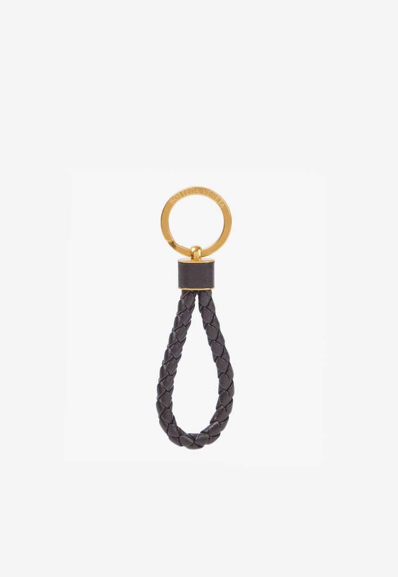 Nappa Leather Braided Keyring