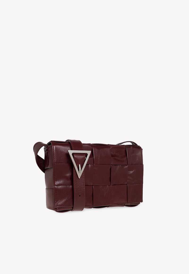 Intreccio Cassette Crossbody Bag in Calf Leather