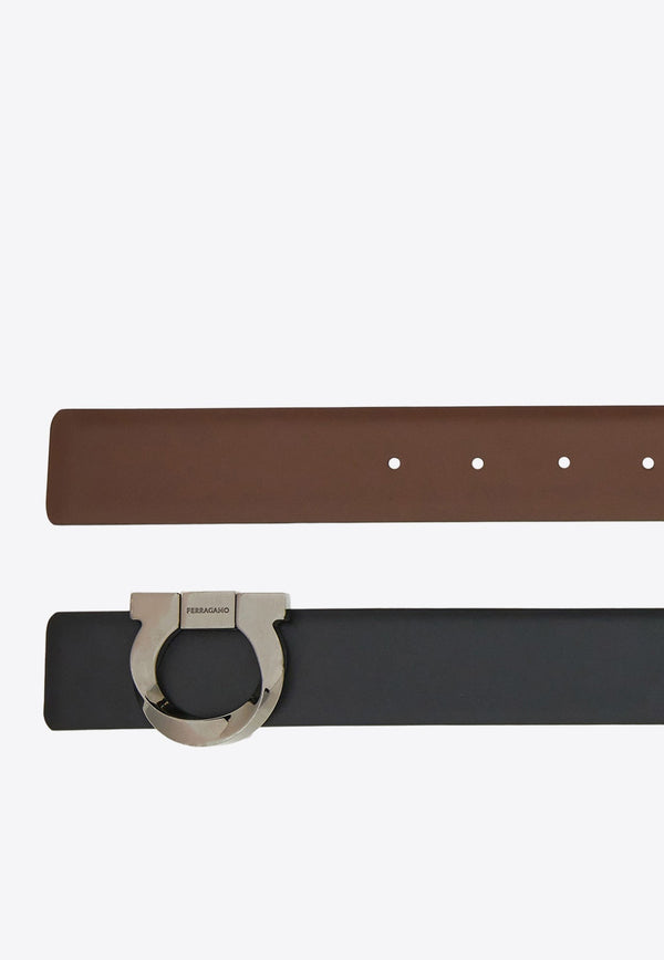 Gancio Reversible Leather Belt