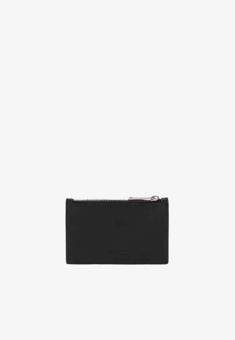 Intrecciato Cardholder in Calf Leather