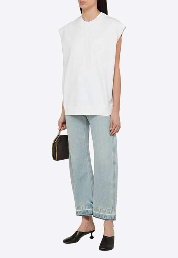 Basic Wide-Leg Mid-Rise Jeans