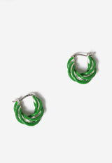 Pillar Twisted Hoop Earrings