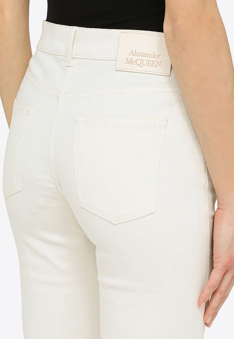 High-Waist Flared Jeans