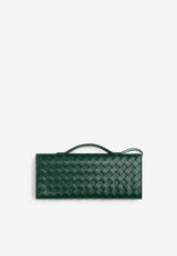 Andiamo Long Clutch in Intrecciato Lamb Leather