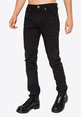Barocco Jacquard Slim Jeans