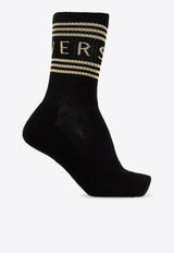 Logo Intarsia Socks