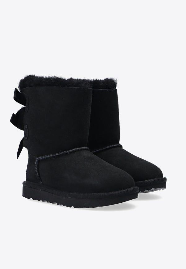 Girls Bailey Bow II Suede Snow Boots