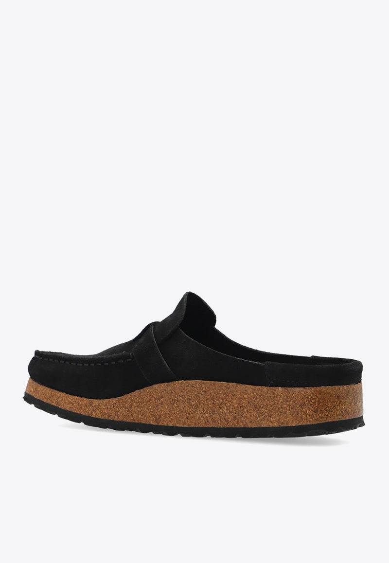 Buckley Loafer-Style Suede Mules