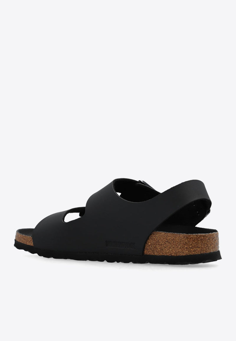 Milano Leather Slingback Flat Sandals