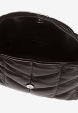 Small Puffer Leather Shoulder Bag