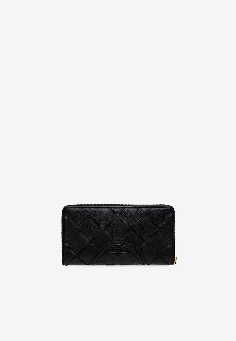 Fleming Quilted Leather Zip-Around Wallet