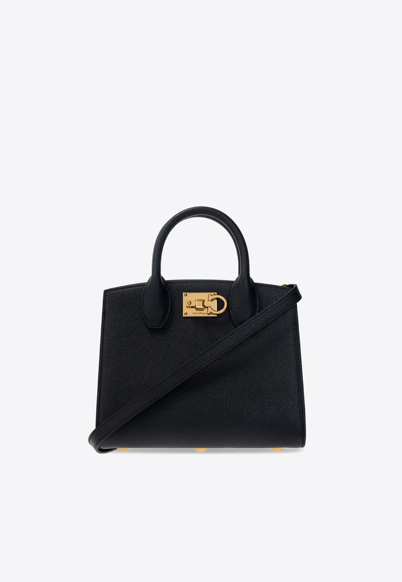 Studio Box Leather Shoulder Bag