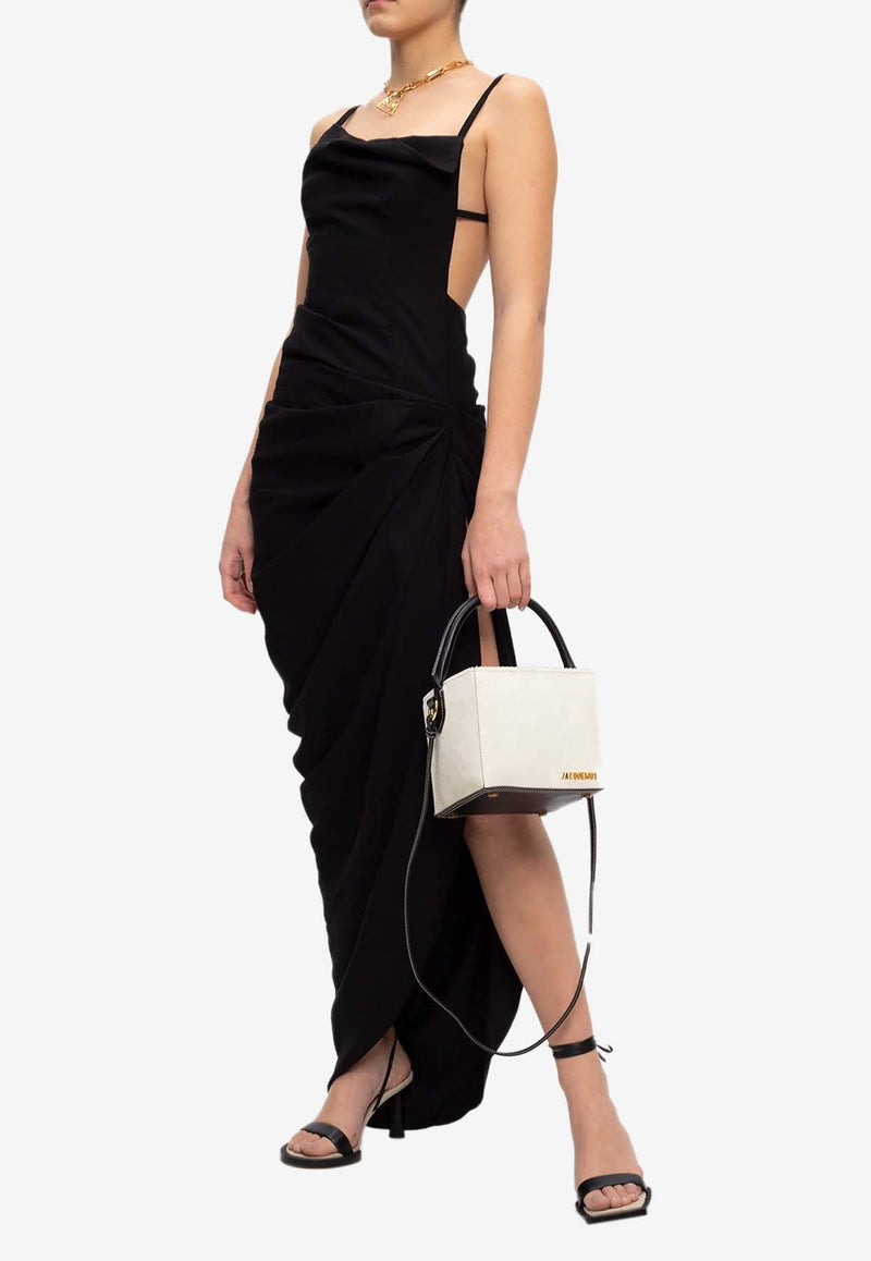 Saudade Asymmetric Maxi Dress