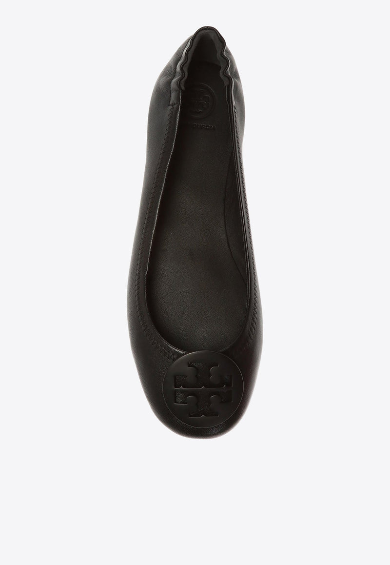 Minnie Travel Leather Ballet Flats