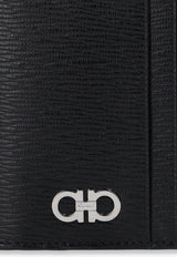 Logo Plaque Leather Wallet