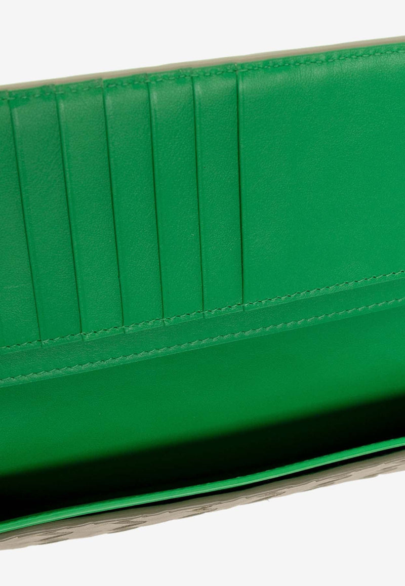 Intrecciato Folding Leather Wallet