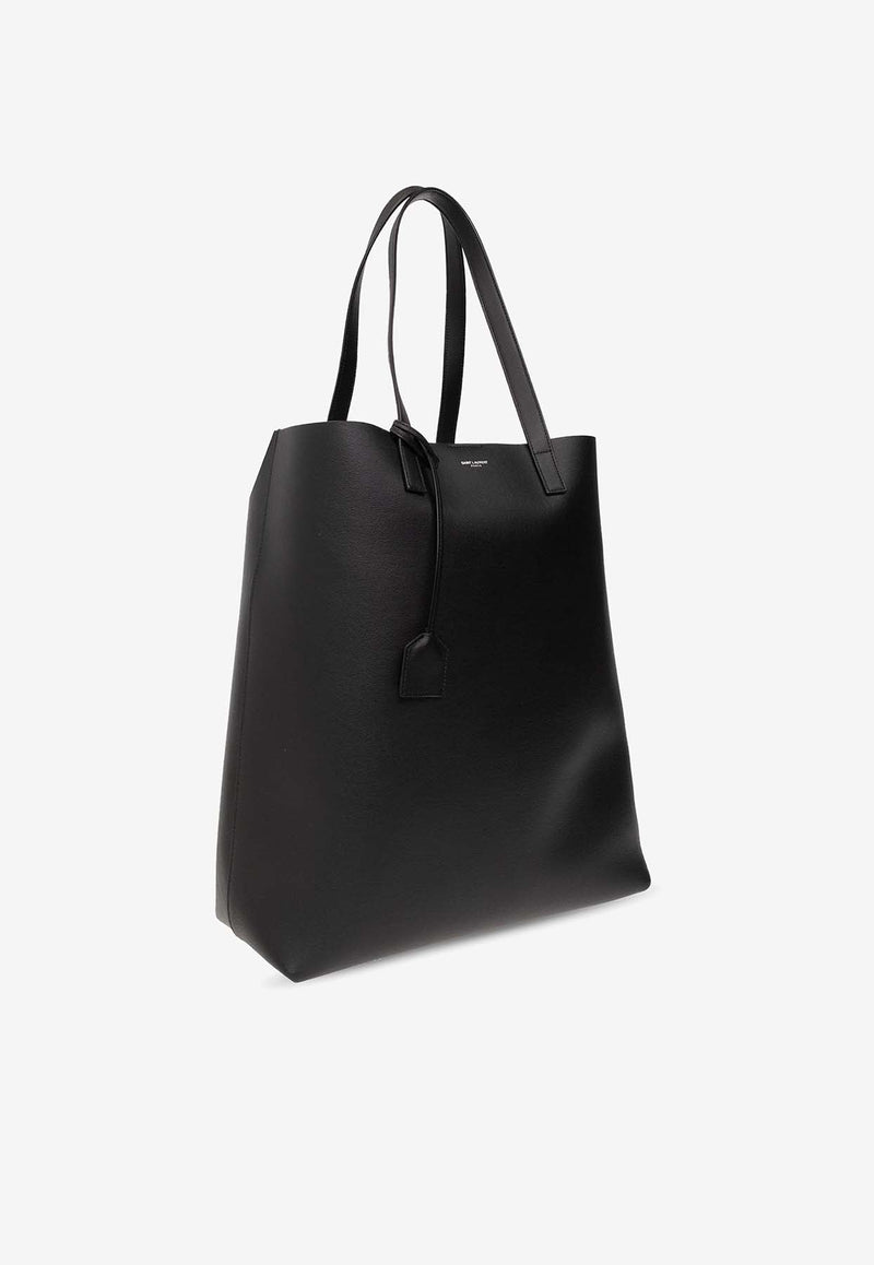 Bold Leather Tote Bag
