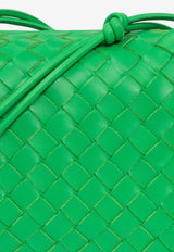 Small Loop Intrecciato Leather Crossbody Bag