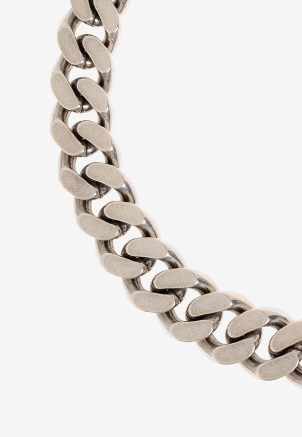 Logo Curb Chain-Link Necklace
