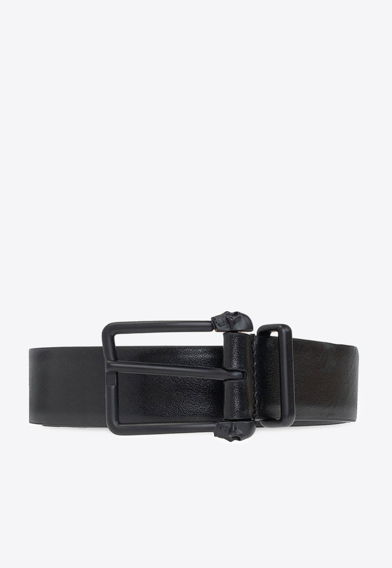 Graffiti Logo Leather Belt