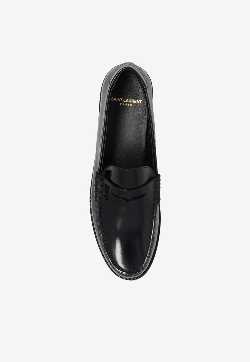 Monogram Penny Loafers in Calf Leather