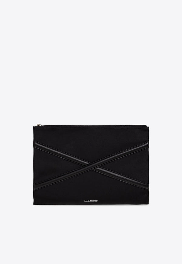 The Harness Logo Clutch Bag