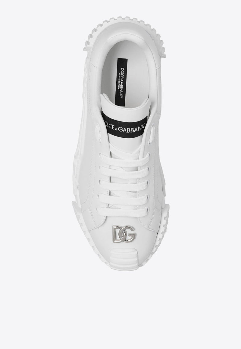 NSL Logo-Patched Low-Top Sneakers