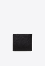 Logo Tag Bifold Leather Wallet