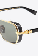 Rectangular Titanium Sunglasses