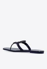 Miller Patent Leather Thong Sandals