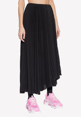 Pleated Midi Skirt