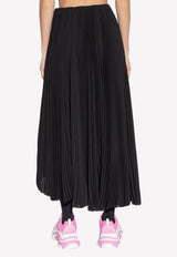 Pleated Midi Skirt