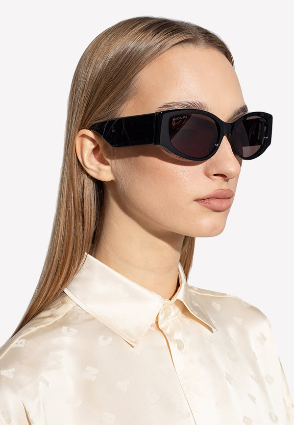 D-Frame Logo Sunglasses