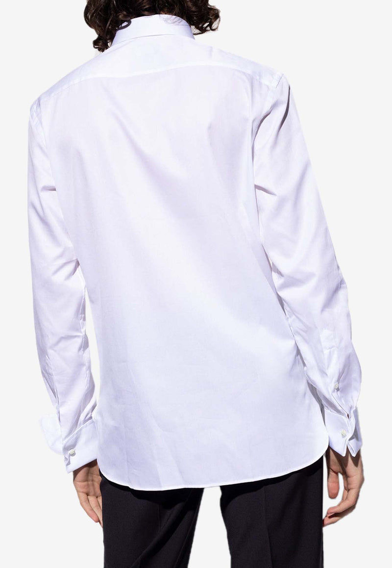 Long-Sleeved Button-Up Shirt